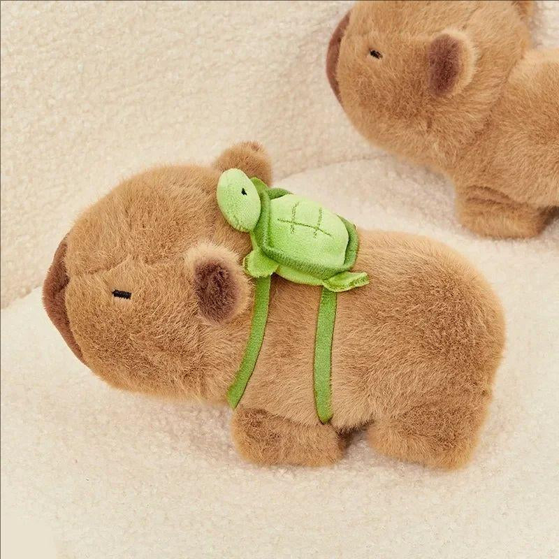 5PCS Cute Plush Doll Water Dolphin Doll Wrist Snap Ring Toys Plush Toys Capybara Toys Hand Ring Fun Pop Circles Kids Holiday Gi